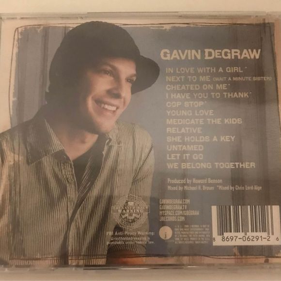 Gavin Degraw music cd - Picture 2 of 4